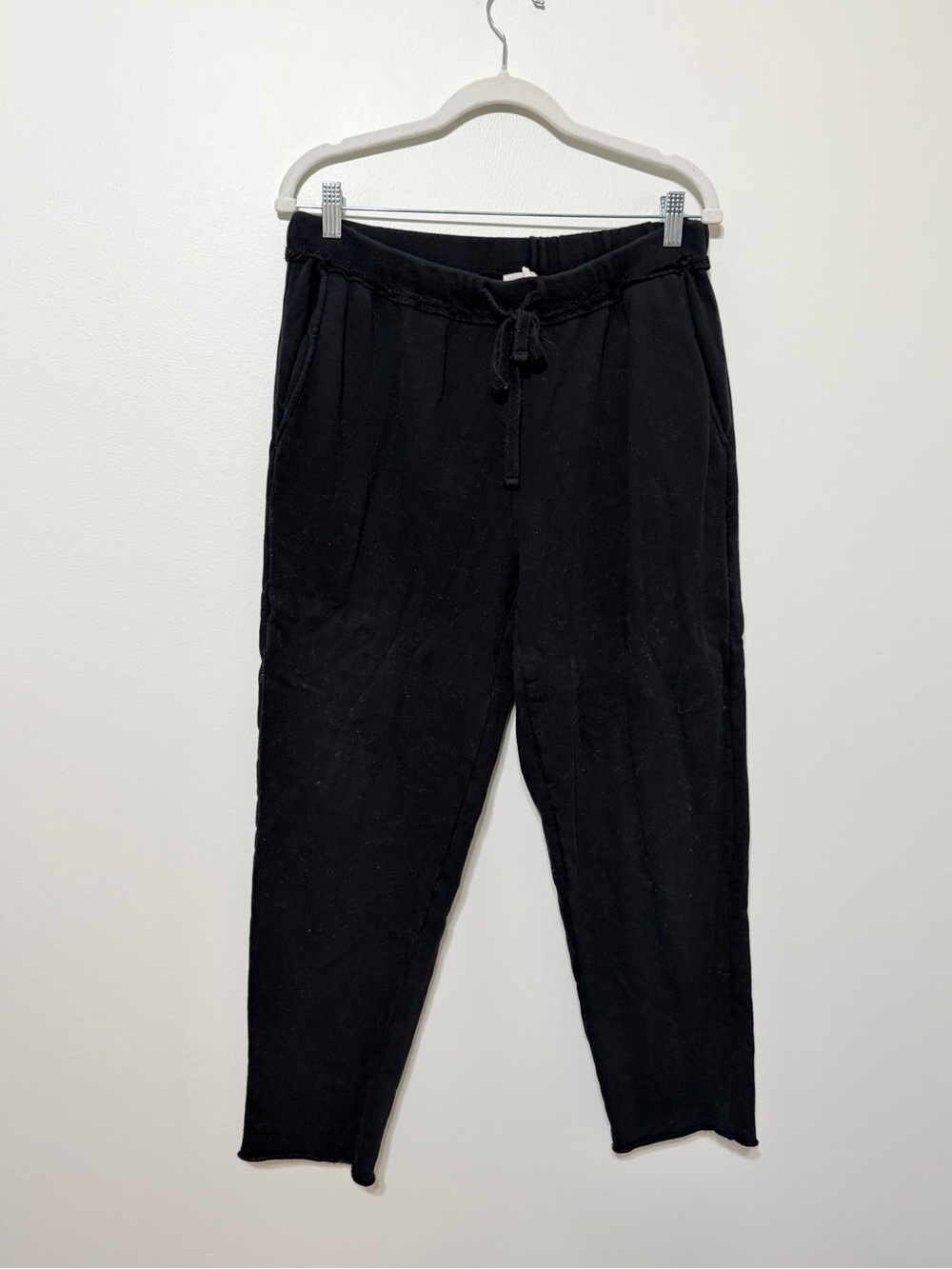 Eileen Fisher Sweatpants Organic Cotton Ankle Tapered Size Medium